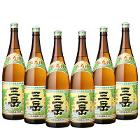 【限定特価】送料無料 三岳　芋焼酎　25度　1800ml×6本(P箱で発送)