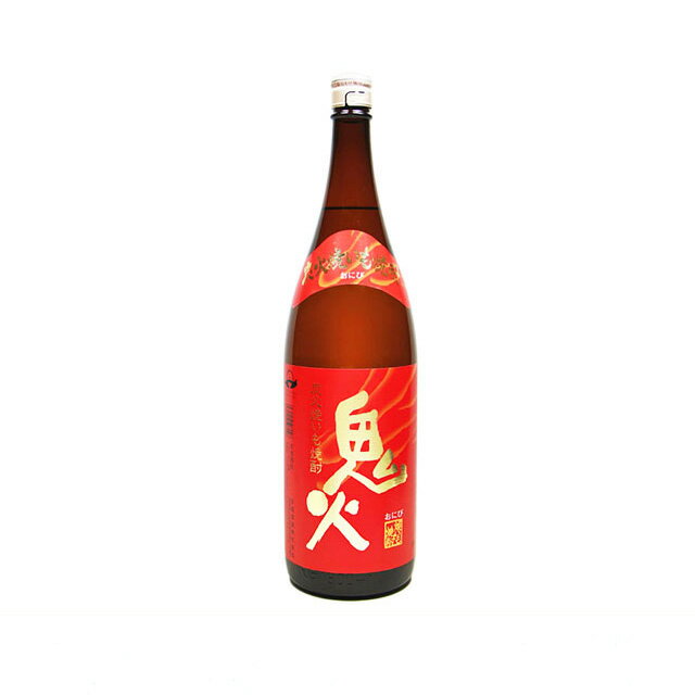 【送料無料】鬼火　芋焼酎　25度　1800ml×6本(P箱発送)