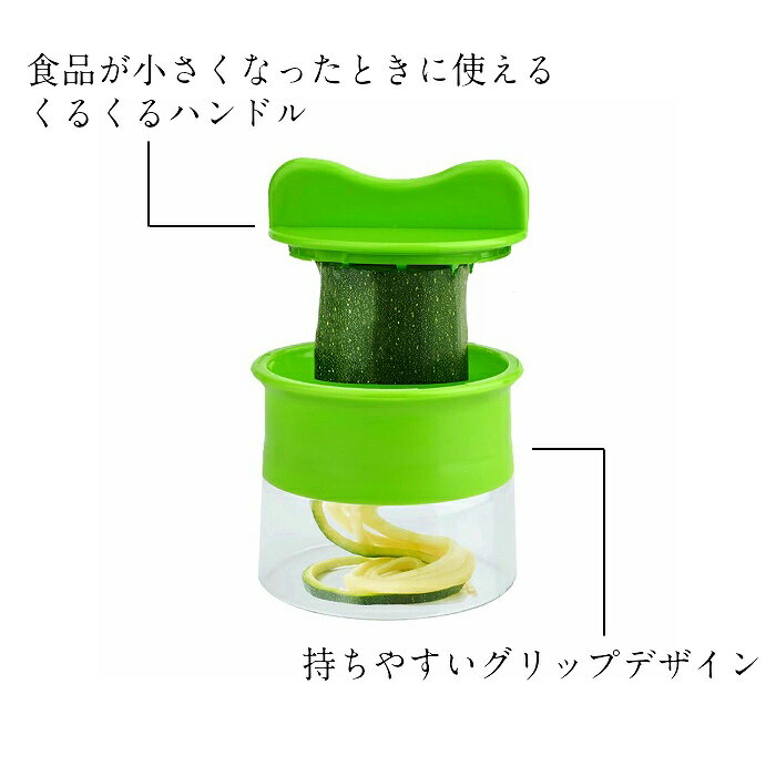 ベジヌードルカッター 送料無料 野菜 パスタ ベジヌードル ベジタブル 野菜ヌードルカッター ベジヌードルスライサー 野菜パスタ 野菜パスタスライサー 野菜スライサー 細切り 平麺 太麺 キュウリ 人参 大根 ズッキーニ 軽量 小さい 緑 ヘルシー