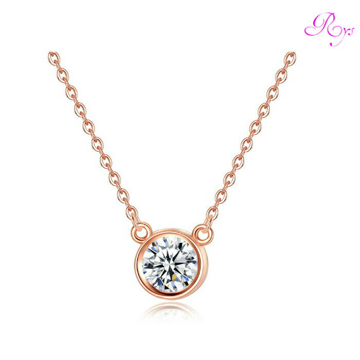 乐天商城 - ネックレス レディース Silver925 キュービックジルコニア シルバーネックレス ローズゴールド RYS 送料無料 ギフト 誕生日 プレゼント