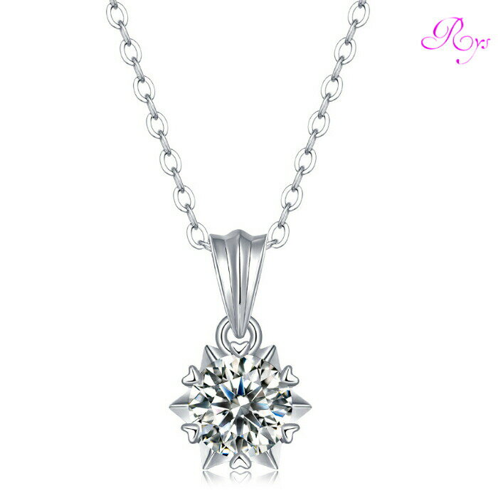 乐天商城 - 【ギフト対応】 ネックレス レディース Silver925 モアッサナイト シルバーネックレス シルバー RYS 送料無料 ギフト 誕生日 プレゼント バレンタイン 彼女 妻