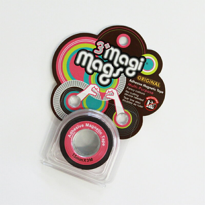 RYTHMIQUEのMagiMags マグネット テープ シール 粘着 磁石 カラフル 可愛い 切れる 繰り返し使える｜アングル3