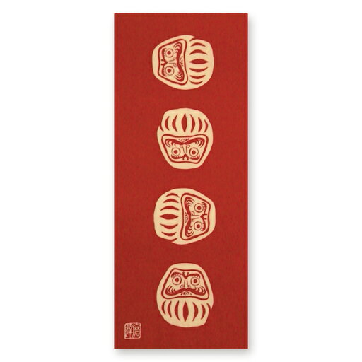 日本注染手ぬぐい【kenema】七転八起【日本製】 日本注染手ぬぐい【kenema】七転八起【日本製】