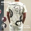 【今昔】ギガこんぎつねと縁 半袖Tシャツ【KJ21004】半袖 トップス 春夏 和柄 狐 刺繍 キツネ フォックス 麻の葉 鳥居 おいなりさん 9,790円