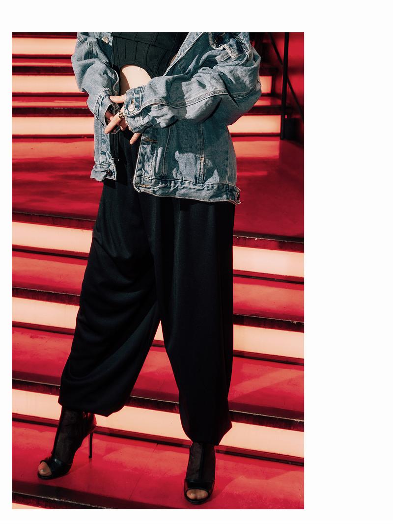 スウェット フェイクレザー ロングパンツ メタリック ダポパン ダンス 衣装 コスチューム レディース レザー風 伸縮 bombshell あす楽 送料無料