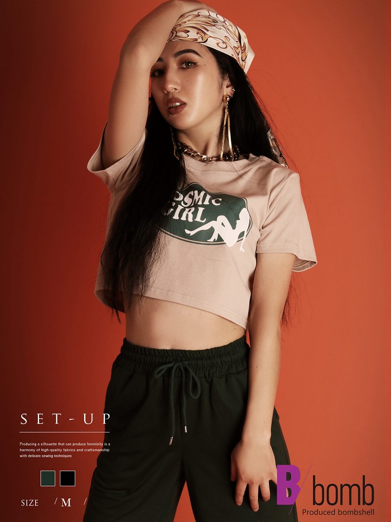 乐天商城 - 【決算SALE】セットアップ セットアップ Tシャツ スウェット トップス ボトムス バイカラー プリント ショート ロングパンツ ダメージ Bbomb あす楽 送料無料