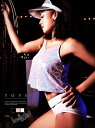 【メール便対応】キャミソール・タンクトップ スパンコール ギラギラ キャミソール セクシー ダンス衣装 トップス キラキラ クラブ ステージ衣装 ダンサー bombshell あす楽
