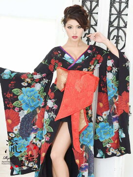 キャバ ドレス 花魁コスプレ セクシー エロ 花魁 ロング コスプレ 衣装 和柄ドレスドレス イベント コンパニオン 着物 花魁 ロング 和柄 おいらん レディース 送料無料 黒 目立つ 人気 和 即日発送 あす楽 送料無料 韓国 コスチューム