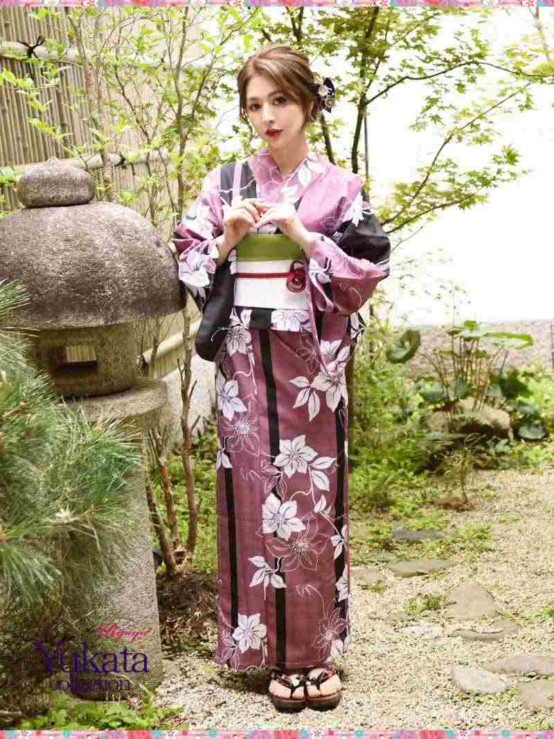 浴衣 セット ゆかた 帯 下駄 キャバ ピンク 花柄 レトロモダン セパレート セパレート浴衣 着付け 簡単 楽ちん 楽 個性的 あす楽 150cm 大きいサイズ 女性 かわいい 大人 レトロ 古典 モダン 祭り まつり 涼しい 30代 20代 二部式浴衣 あす楽 セクシー エロ