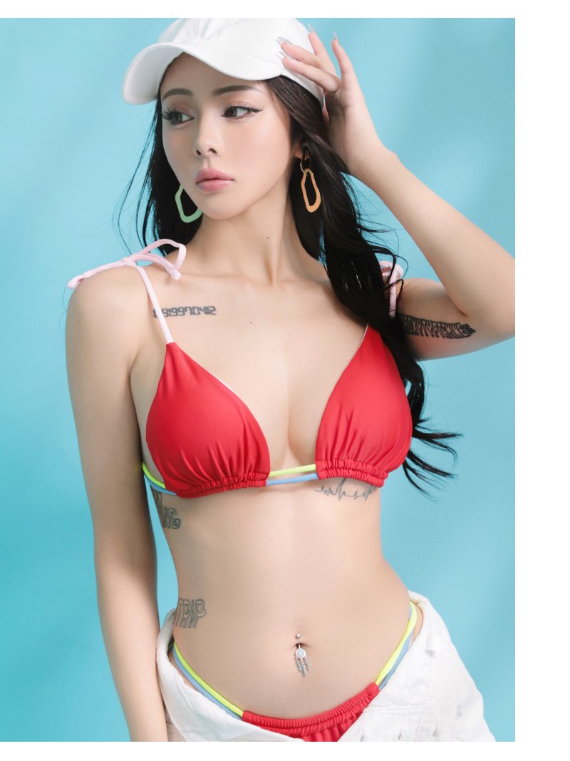 【スーパーセール】水着 ビキニ レディース レディース水着 セクシー モノキニ エロ キャバ水着 キャバ 三角ビキニ ブラジリアン セクシー エロい ノンワイヤー ネオンカラー 派手 韓国 インポート風 可愛い Ryuyu KANO(ThePink) ビーチ ビーチウェア ビーチグッズ 海 あす楽