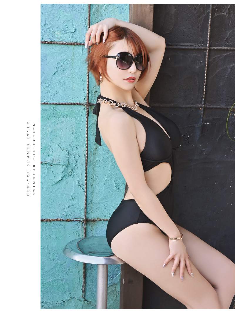【SALE】水着 ビキニ レディース レディース水着 セクシー モノキニ エロ キャバ水着 キャバ ワンピース モノキニ水着 セクシー 黒 カーキ ビキニ風 ワイヤー入り インポート シンプル かっこいい Ryuyu かなへぇ ENA ビーチ ビーチウェア ビーチグッズ 海 あす楽 送料無料