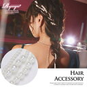 【メール便対応】ヘアアクセサリー レディース ヘアアクセレディース アクセサリー ヘアアクセ アクセ レディースアクセ レディースアクセサリー キャバ パール パーティー ヘアクリップ 編み込みヘアー 安い クリップ かわいい 白 結婚式 Ryuyu ゆずは あす楽