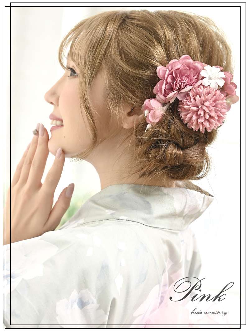 楽天市場】ピンク（カラーピンク・柄薔薇）（浴衣セット｜和服