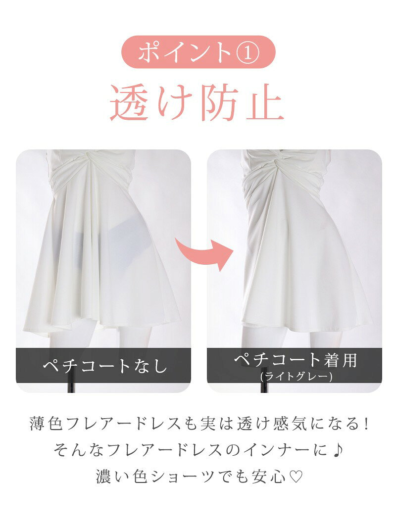 【メール便対応】下着 レディース 下着レディース セクシー ランジェリー インナー 下着 レディース下着 キャバ ミニ パンツ ウエストゴム ペチコート インナー 下着 透けない グレー ベージュ プチプラ Rwear 可愛い 静電気防止 透け防止 補正下着 あす楽 ryu-select-10035580 Rselect サンプル画像3