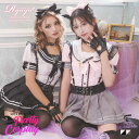 【SALE】コスプレ 衣装 コスプレ衣装 ハロウィン ハロウィンコスプレ コスチューム コンパニオン イベント パーティー 仮装 キャバコスプレ キャバ 制服 セーラー服 デビル 女子高生 学生服 デビル 半袖 ハロウィン 仮装 コンカフェ Ryuyu ゆずは まぁみ あす楽 送料無料