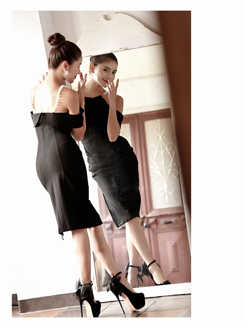 【訳ありアウトレット】キャバ ドレス キャバドレス ミニドレス ミニ キャバクラドレス キャバクラ パーティードレス セクシー 韓国ドレス 韓国 キャバドレス 膝丈 韓国 パール 黒 結婚式 パーティードレス 二次会 大きいサイズ 韓国ドレス DaysPiece あす楽 送料無料