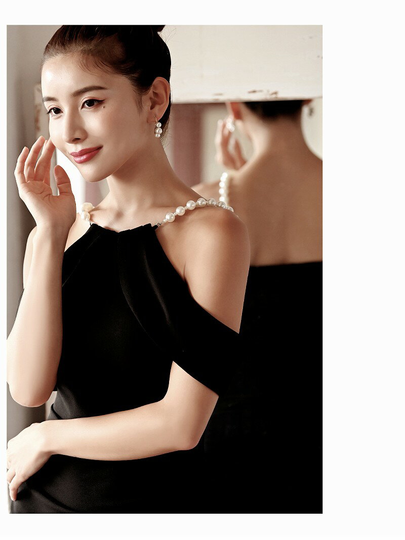 【訳ありアウトレット】キャバ ドレス キャバドレス ミニドレス ミニ キャバクラドレス キャバクラ パーティードレス セクシー 韓国ドレス 韓国 キャバドレス 膝丈 韓国 パール 黒 結婚式 パーティードレス 二次会 大きいサイズ 韓国ドレス DaysPiece あす楽 送料無料