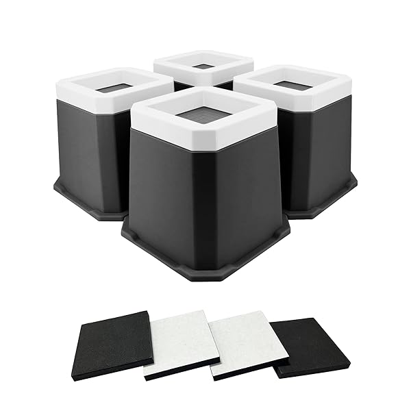 テーブル 高さ調整 12.5cmかさあげ 家具脚・家電足の高さ調節器具 8.1cm大足に対応 コタツ ソファ ベッド 机 テーブル 脚 継ぎ足し 滑り止め 床に...