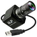 ELP USB カメラ 16 メガピクセル USB ウェブカメラ CS マウント 5-50mm マニュアル バリフォーカス クローズアップ レンズ付き 5K コンピューター PC カメラ USB2.0 プラグ アンド プレイ Windows Linu