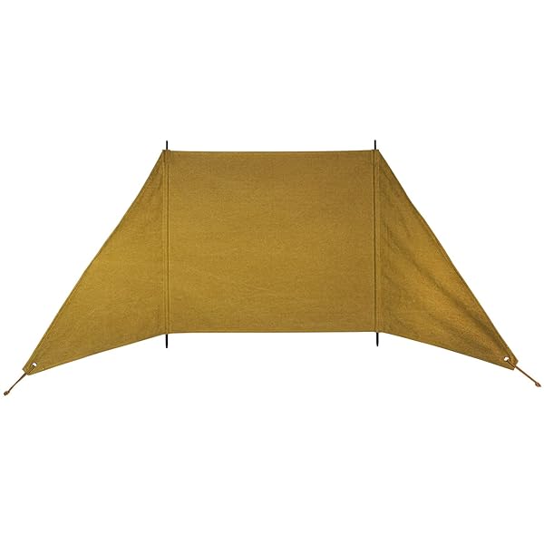 焚火陣幕 コットン キャンプ アウトドア 帆布製 焚火 防風 風よけ 目隠し ウィンドスクリーン 収納袋付 (焚火陣幕)