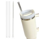 SCLAB プラスチックロングストロー 約300mm 2本 BPAフリー + ブラシ1本 返し利用可能 飲料 繰り返し利用可能 健康 持ち運び簡単 洗浄ブラシ付...