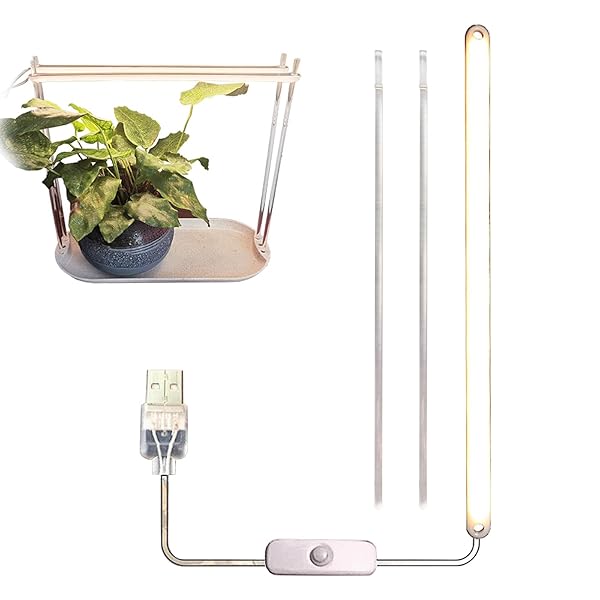 植物育成ライト 30個 のLEDライトビーズ LED植物育成灯 観葉植物 ライト 植物成長促進用ランプ usb給電 日照不足解消 取り外し可能 多肉植物育成 家庭 室内園芸 花屋 水草栽培に適用のサムネイル