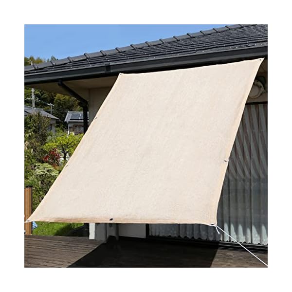 日除け シェード サンシェード ベランダ 目隠しシェー 日よけスクリーン オーニング 断熱 遮光 UVカッ..