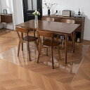 ダイニングマット 透明 特大サイズ PVC 床保護マット 200*240cm 厚み1.5mm フローリングマット 椅子 マット/椅子/食卓/フロア/畳/机下/滑...