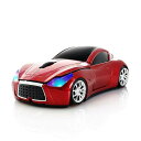 ワイヤレスマウス 無線マウス クール 車型 スポーツカー かっこいい コンパクト 小型 軽量 持ち運び便利 USB 2.4GHz 光学式 高精度 受信範囲10M...