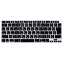 2021 and 2020 MacBook Air キーボードカバー 13 インチ 柔らかいシリコーン素材【A2337/A2179】日本語JIS配列 防水 防塵カバー 保護 キースキン 清潔易い (ブラック)(2)