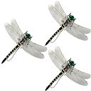 2024 虫除け オニヤンマ 本物とほぼ同じ 1/1サイズ 12cm級 トンボ オニヤンマ 蜻蛉 安全ピン ストラップ クリップ付き 蚊よけ 昆虫が好きな おもちゃ 模型 帽子 リュック 畑作業 玄関 ベランダ ハイキング キャンプ 山登り 釣り ゴ