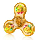 光るハンドスピナー 子供用スピナーLED光る プ感覚おもちゃ 大人ストレス解消 ハンドスピナー 自閉症 赤ちゃん ボール暗闇で光るおもちゃ