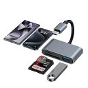 SDカードリーダー type-c メモリカードリーダー 3in1 US...(2)