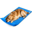 ペット ひんやりマット 枕付き 犬 猫 夏用 クールマット XL 120x75cm 冷却マット 涼感 防水 滑り止め 折り畳み可 冷感ジェルシート 繰り返し利用...