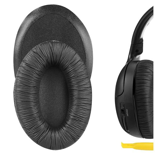 イヤーパッド QuickFit 互換性 パッド ゼンハイザー Sennheiser HDR120 RS120 RS110 RS115 HDR110 HDR115 RS100 ヘッドホンに対応 パッド イヤークッション/イヤーカップ (レザーレット/ブ イヤーパッド QuickFit 互換性 パッド ゼンハイザー Sennheiser HDR120 RS120 RS110 RS115 HDR110 HDR115 RS100 ヘッドホンに対応 パッド イヤークッション/イヤーカップ (レザーレット/ブ