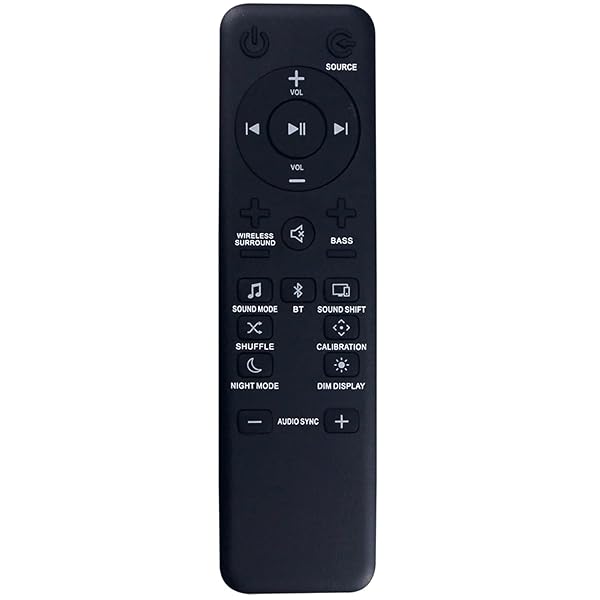 交換用リモコン JBL Bar 2.1 3.1 5.1 Channel 4K ウルトラサラウンドサウンドバー JBLBAR51BLKAS WIR119001-4301 SRC2105, ‎RM-JB-JB003