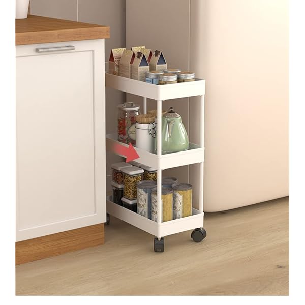 キッチンワゴン 隙間収納 キャスター付き 13cm 18cm 22cm ペットボトルラック 冷蔵庫横 洗面所 収納 隙..