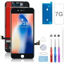 for iPhone 7 液晶パネル LCD 画面交換 iPhone 7 フロントパネル タッチパネル 修理 スクリーン フロントガラス 修理パーツ デジタイザ...
