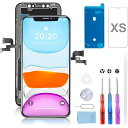 for iPhone XS 液晶パネル LCD 画面交換 iPhone Xs フロントパネル タッチパネル 修理 スクリーン フロントガラス 修理パーツ デジタ...