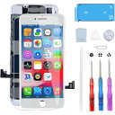 for iPhone 8 液晶パネル LCD 画面交換 iPhone 8 フロントパネル タッチパネル 修理 スクリーン フロントガラス 修理パーツ デジタイザ...