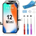 for iPhone 12 mini 液晶パネル - 5.4インチLCD 画面交換 フロントパネル タッチパネル 修理 スクリーン フロントガラス 修理パーツ ...