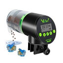 自動給餌器 魚 USB充電式 Type-C 自動餌やり機 オートフィーダー 水槽 熱帯魚/金魚/亀 自動餌やり器 湿気防止 えさやりき | Navi-EVS