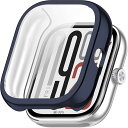 For Redmi Watch 5 ケース シャオミ レッドミー ウォッチ 5 ソフトケース全面保護 耐衝撃 柔らかい メッキ 脱着簡単 TPU ウオッチ 保護ケース 超薄型 カバー Xiaomi Redmi Watch5 バンパー 対応(ブルー)