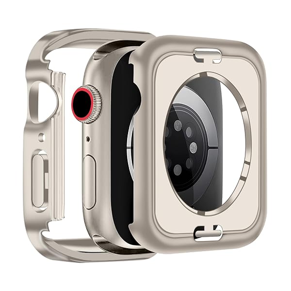 対応 Apple Watch ケース Series SE2/SE/6/5/4 Apple Watch カバー PC素材 IP68 防水ケース 360ど度 3D直角エッジデザイン アップルウォッチ ケース ガラスフィルム 一体型 日本旭硝子材 二重構造