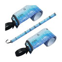フィッシングメジャー 魚サイズ測定 魚測定メジャー 90cm 簡易釣りスケール ワイド バス釣り マジックテープ付き 軽量 防水 2個