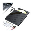 外付けDVDドライブ 【USB3.0/Type-C・再生/書き込み速度...(2)