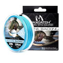 Maxcatchバッキングライン フライフィッシング用100/300yard(約90m) 20/30lb セット(ホワイト、イエロー、オレンジ、ブラック&ホワイ...