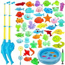 水遊び おもちゃ 魚釣りゲーム 磁気 釣りおもちゃ 魚釣砂遊びり ゲーム お風呂 おもちゃ マグネット 式 つりゲーム さかなつり フィッシング ゲーム ビニールプール 子供用 お風呂おもちゃ インフレータブルプール 円形プール 夏の日 水遊び 池