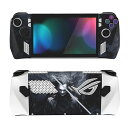 ROG Allyモデルに対応用カスタム保護ステッカーシール、ROG Allyハンドヘルドゲーミングコンソールに対応用カスタムビニールステッカースキン【ダークピエロ】
