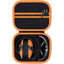収納ケースと互換性のあるWalker's RAZOR SLIM ELEC MUFF スリム電子イヤーマフ -ブラック+オレンジ (ケースのみ)